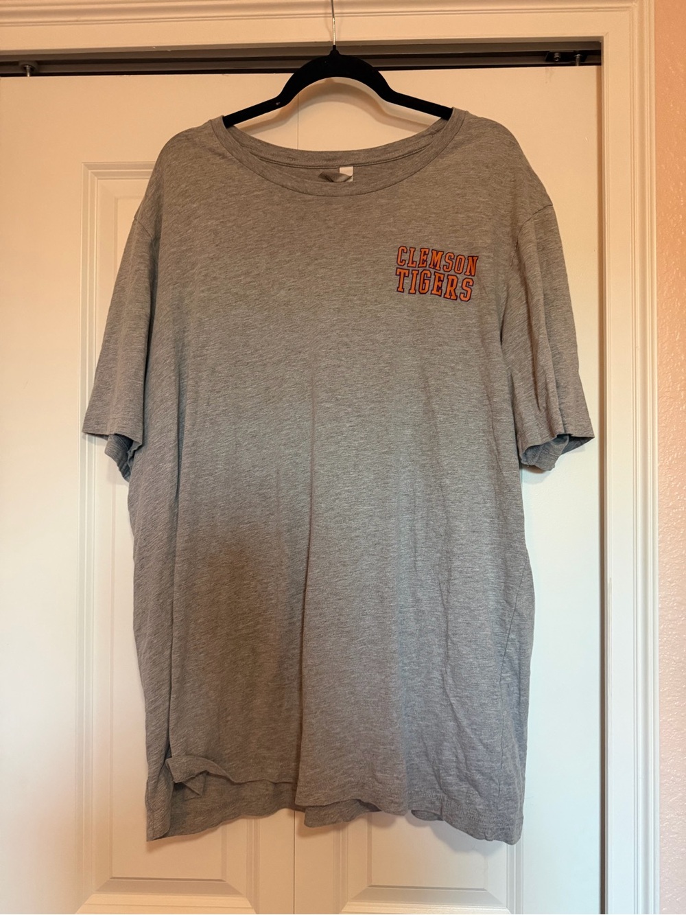 Bella Canvas Gray Clemson Tigers Short-Sleeve Tee